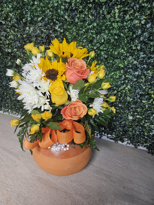 Flower Arrangement with base