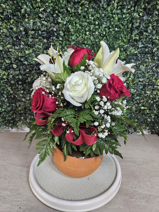 Flower Arrangement with base