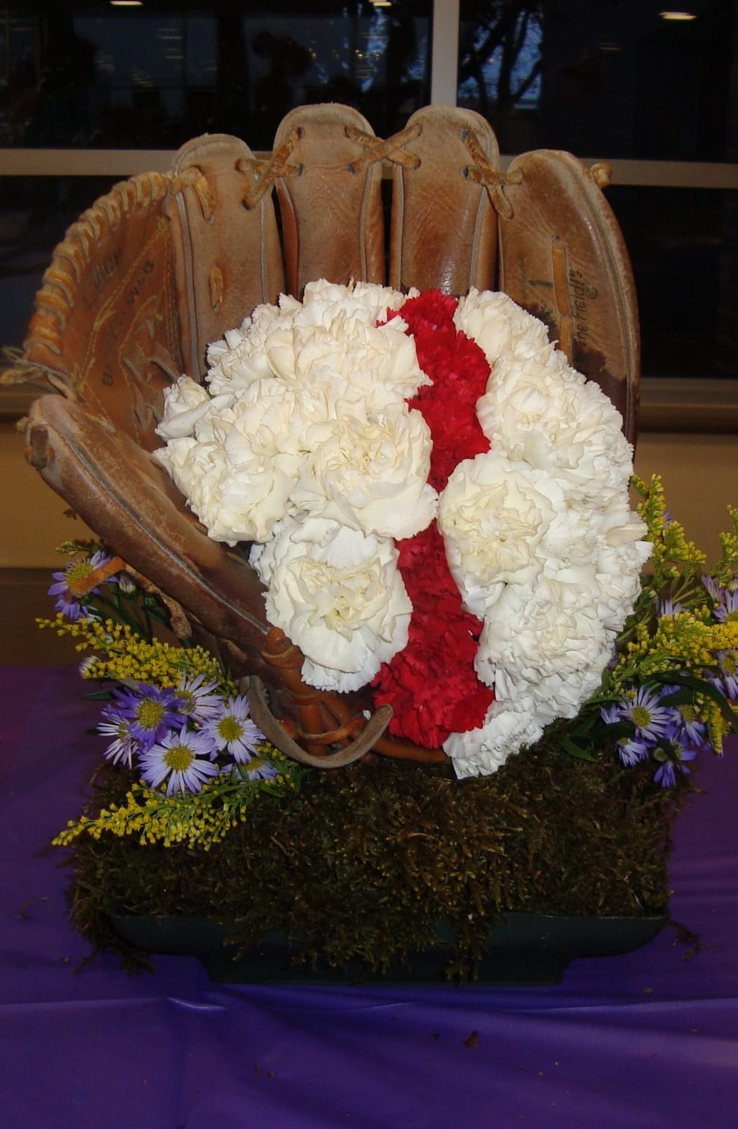 Baseball Glove Arrangement